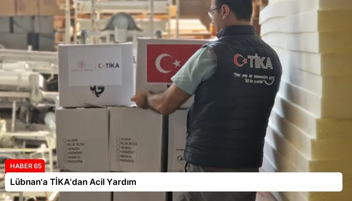Lübnan’a TİKA’dan Acil Yardım