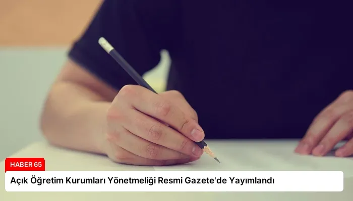 Açık Öğretim Kurumları Yönetmeliği Resmi Gazete’de Yayımlandı