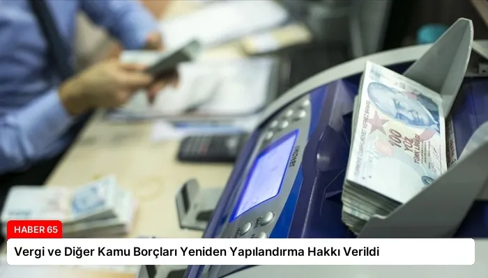 Vergi ve Diğer Kamu Borçları Yeniden Yapılandırma Hakkı Verildi