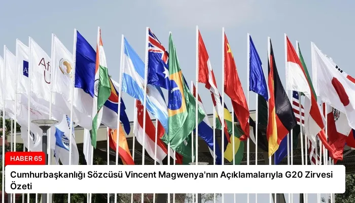 Cumhurbaşkanlığı Sözcüsü Vincent Magwenya’nın Açıklamalarıyla G20 Zirvesi Özeti