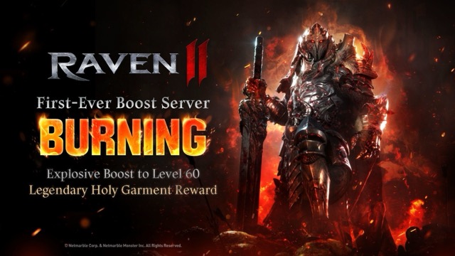 Raven2 Devasa büyüme ödülleriyle ilk destek sunucusu “Yanma” yı açıyor