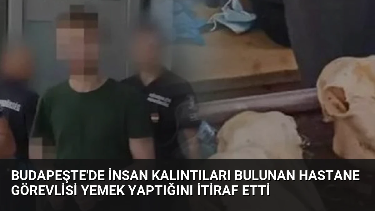 Budapeşte’de İnsan Kalıntıları Bulunan Hastane Görevlisi Yemek Yaptığını İtiraf Etti