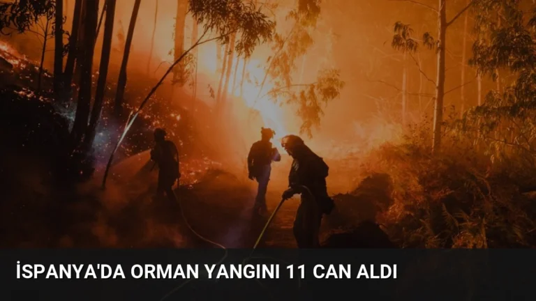 İspanya’da Orman Yangını 11 Can Aldı