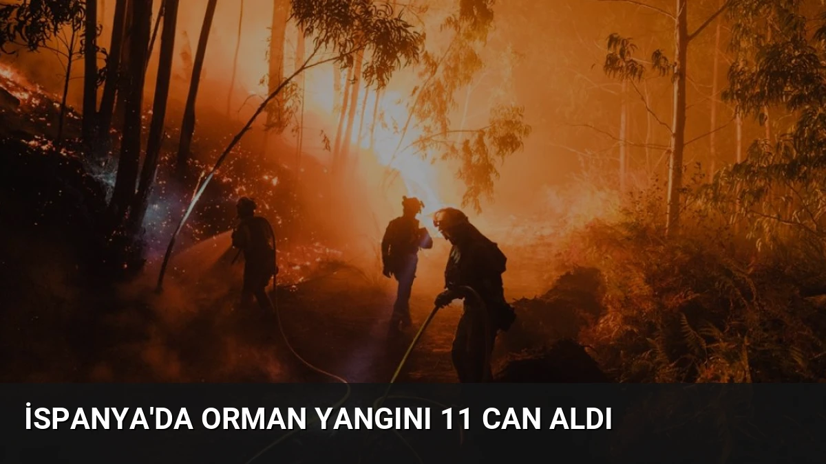 İspanya’da Orman Yangını 11 Can Aldı