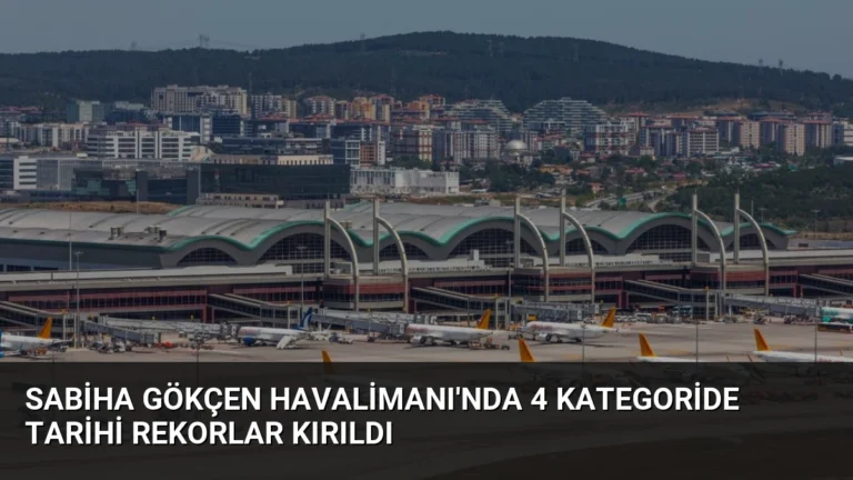 Sabiha Gökçen Havalimanı’nda 4 Kategoride Tarihi Rekorlar Kırıldı