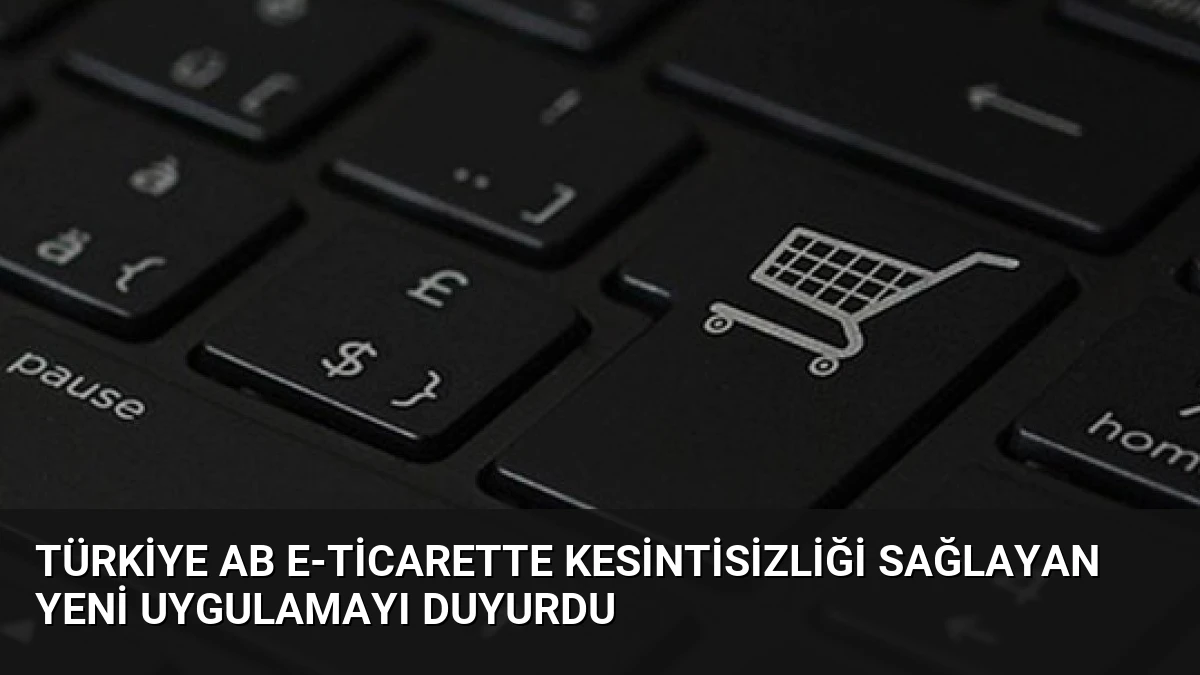 Türkiye AB E-Ticarette Kesintisizliği Sağlayan Yeni Uygulamayı Duyurdu