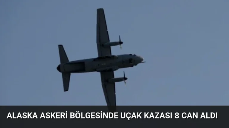 Alaska Askeri Bölgesinde Uçak Kazası 8 Can Aldı