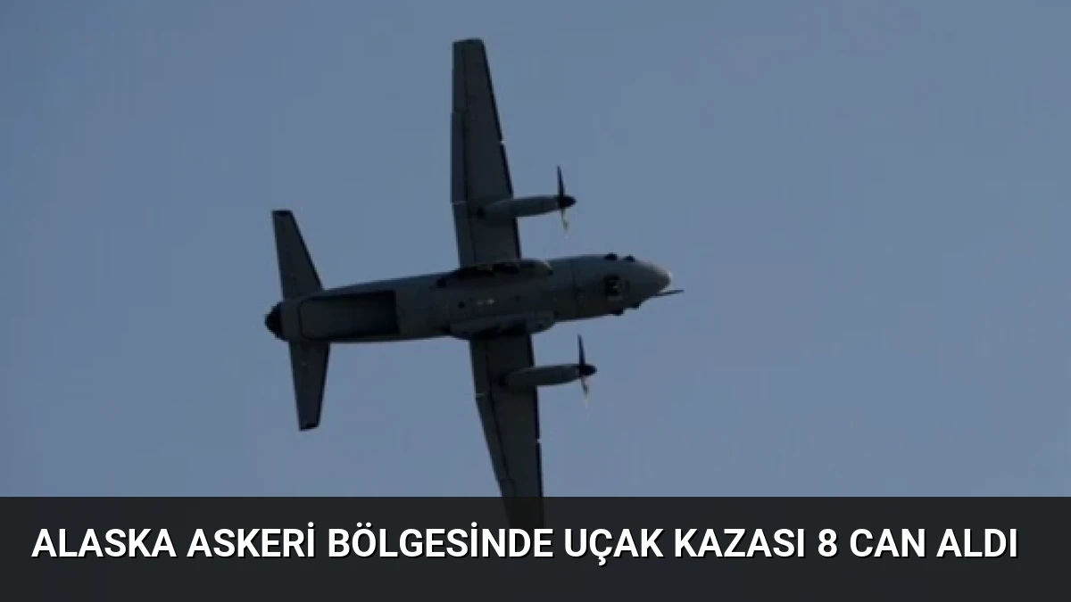 Alaska Askeri Bölgesinde Uçak Kazası 8 Can Aldı