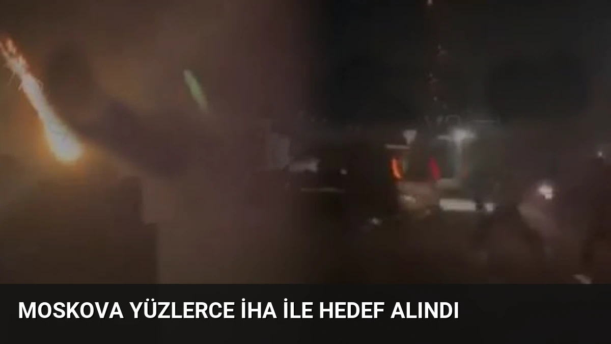 Moskova Yüzlerce İHA ile Hedef Alındı