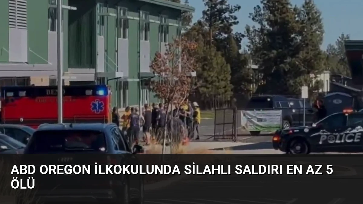 ABD Oregon İlkokulunda Silahlı Saldırı En Az 5 Ölü