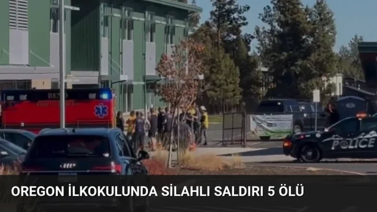 Oregon İlkokulunda Silahlı Saldırı 5 Ölü